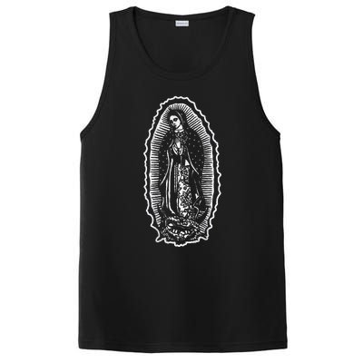 Ave Maria Virgin Mary Our Lady Of Guadalupe Marian PosiCharge Competitor Tank