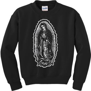 Ave Maria Virgin Mary Our Lady Of Guadalupe Marian Kids Sweatshirt