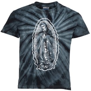 Ave Maria Virgin Mary Our Lady Of Guadalupe Marian Kids Tie-Dye T-Shirt