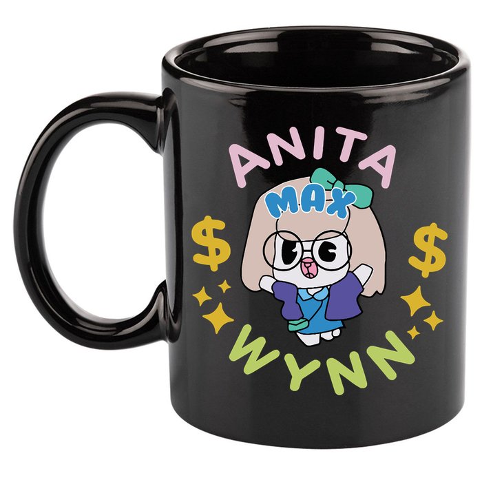 Anita Max Wynn 11oz C Handle Ceramic Mug