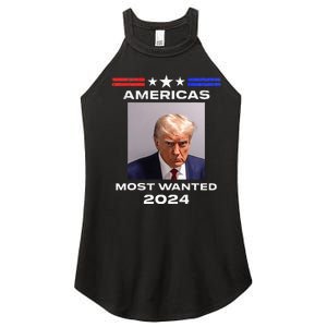 Americas Most Wanted Trump 2024 Women's Perfect Tri Rocker Tank