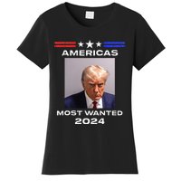 Americas Most Wanted Trump 2024 Women's T-Shirt