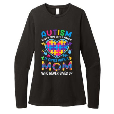 Autism Mom Wo Puzzle Piece Autism Awareness Month Womens CVC Long Sleeve Shirt