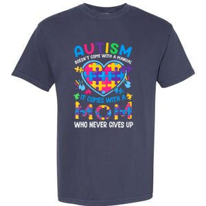 Autism Mom Wo Puzzle Piece Autism Awareness Month Garment-Dyed Heavyweight T-Shirt