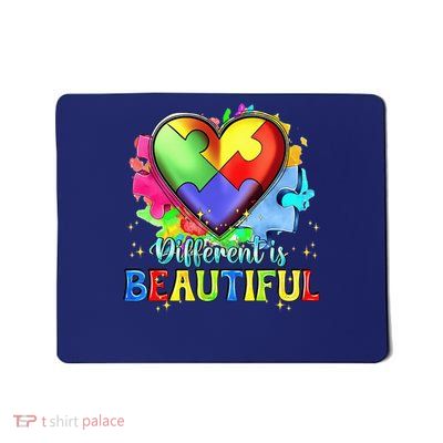 Autism Month World Autism Awareness Day 2025 Different Is Beautiful Mousepad