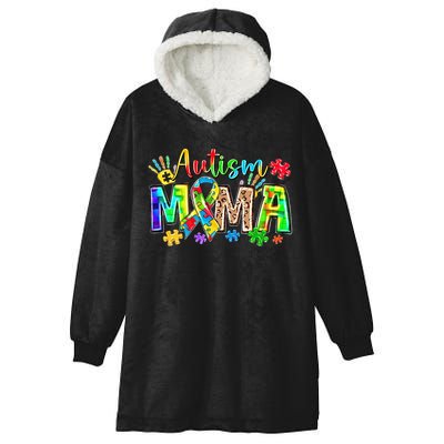  Autism Month World Autism Awareness Day 2025 Autism Mama Hooded Wearable Blanket