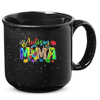 Autism Month World Autism Awareness Day 2025 Autism Mama 15oz Campfire Ceramic Mug