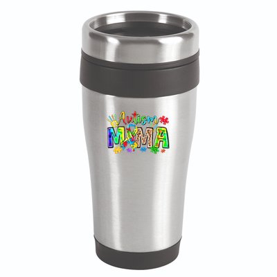  Autism Month World Autism Awareness Day 2025 Autism Mama 16oz Travel Tumbler
