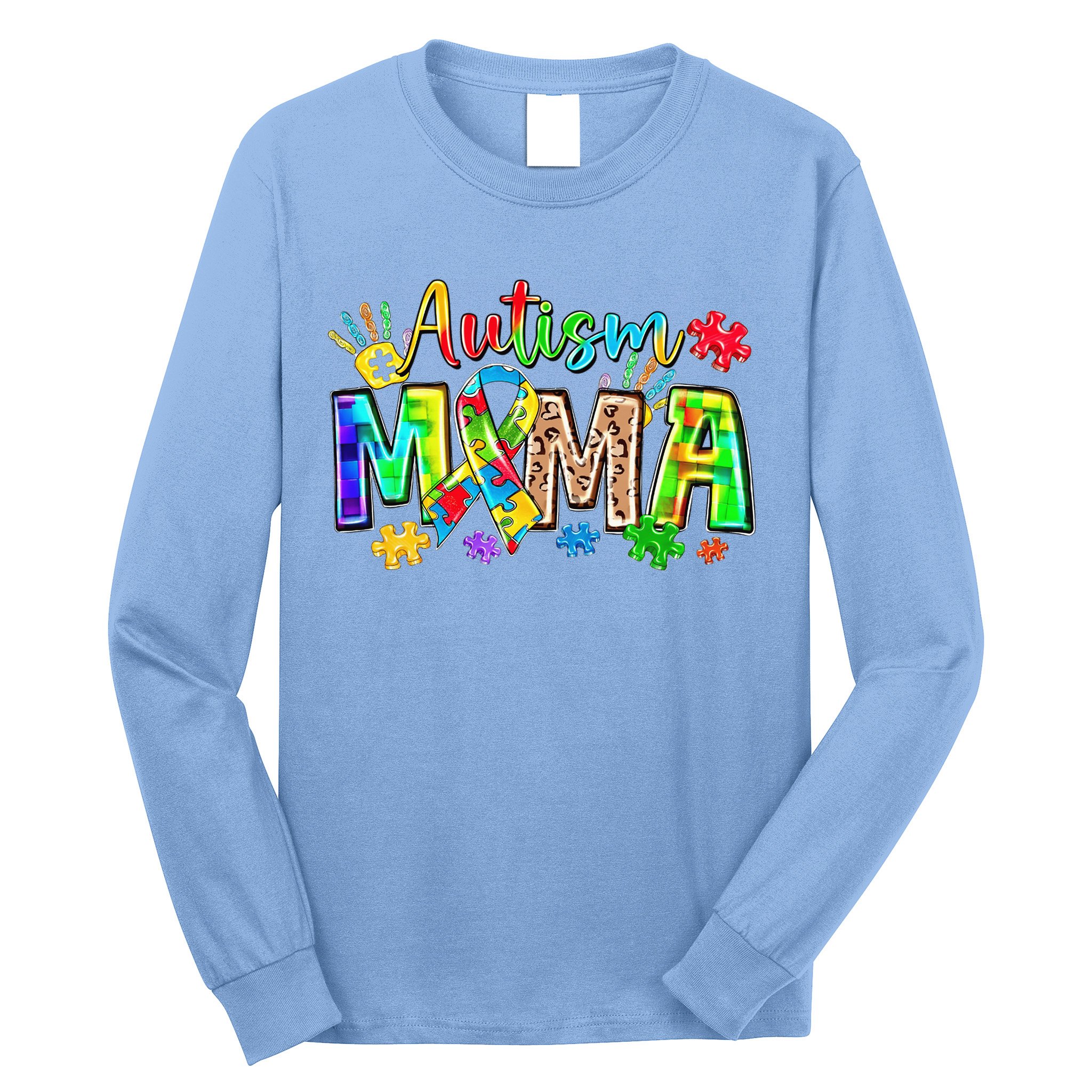  Autism Month World Autism Awareness Day 2025 Autism Mama Long Sleeve Shirt