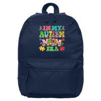 Autism Month World Autism Awareness Day 2025 In My Autism Mom Era 16 in Basic Backpack
