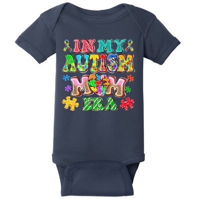 Autism Month World Autism Awareness Day 2025 In My Autism Mom Era Baby Bodysuit