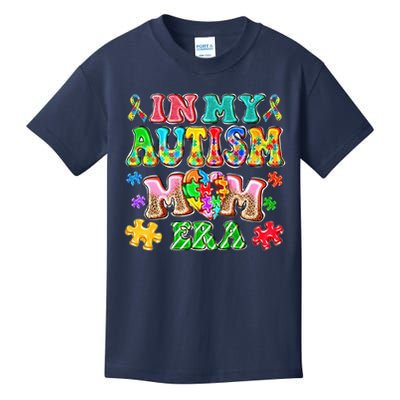 Autism Month World Autism Awareness Day 2025 In My Autism Mom Era Kids T-Shirt