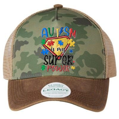 Autism Month World Autism Awareness Day 2025 Autism in my Super Power Legacy Tie Dye Trucker Hat