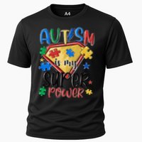 Autism Month World Autism Awareness Day 2025 Autism in my Super Power Cooling Performance Crew T-Shirt