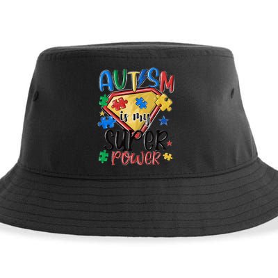 Autism Month World Autism Awareness Day 2025 Autism in my Super Power Sustainable Bucket Hat