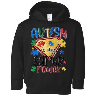 Autism Month World Autism Awareness Day 2025 Autism in my Super Power Toddler Hoodie