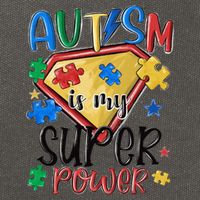 Autism Month World Autism Awareness Day 2025 Autism in my Super Power Cotton Canvas Backpack