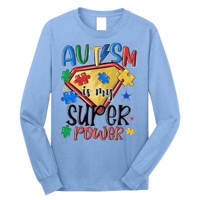 Autism Month World Autism Awareness Day 2025 Autism in my Super Power Long Sleeve Shirt