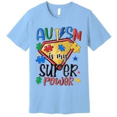 Autism Month World Autism Awareness Day 2025 Autism in my Super Power Premium T-Shirt
