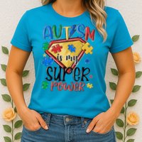 Autism Month World Autism Awareness Day 2025 Autism in my Super Power Womens T-Shirt