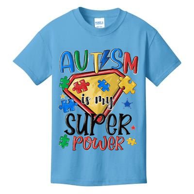 Autism Month World Autism Awareness Day 2025 Autism in my Super Power Kids T-Shirt