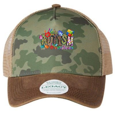 Autism Month World Autism Awareness Day 2025 Autism Acceptance Legacy Tie Dye Trucker Hat