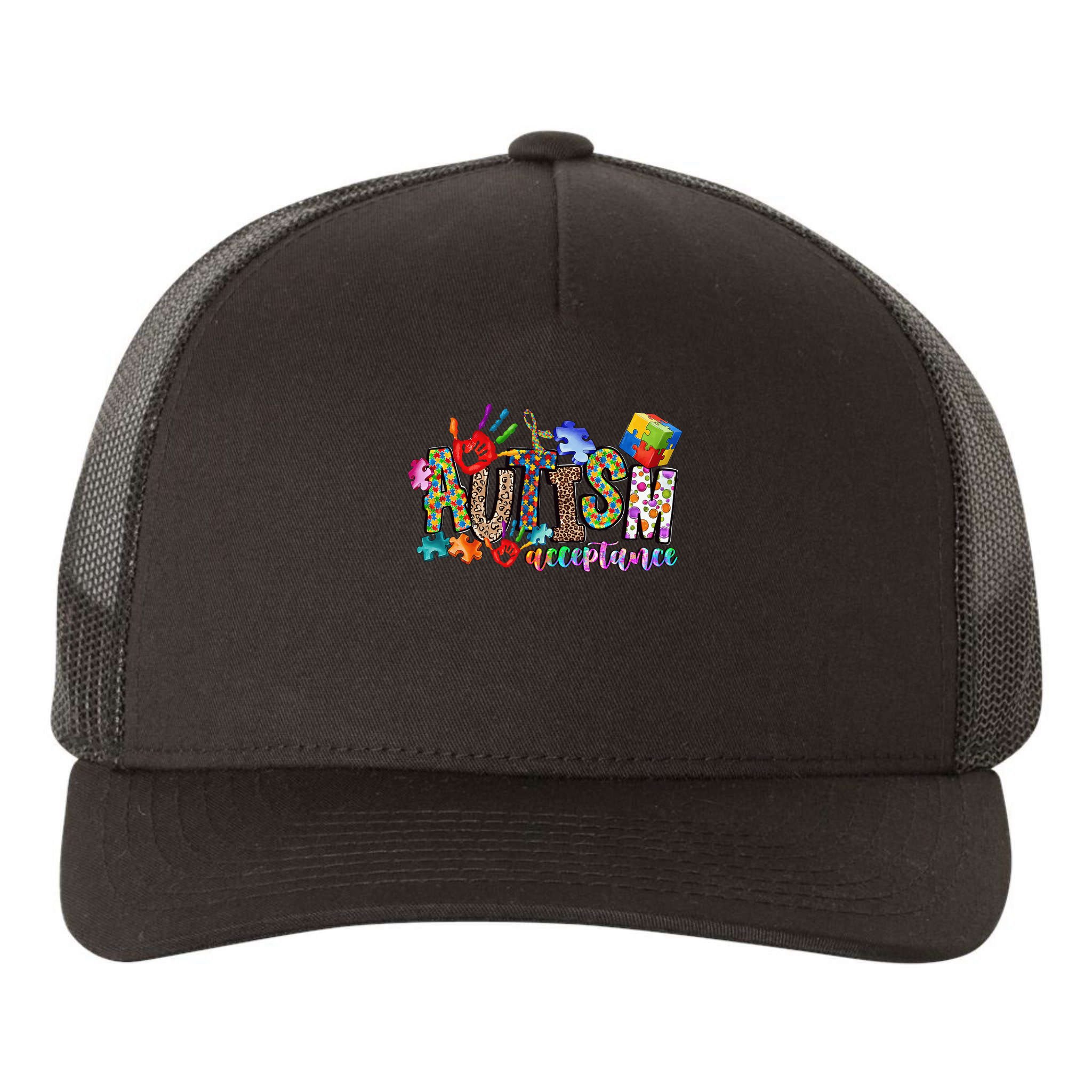 Autism Month World Autism Awareness Day 2025 Autism Acceptance Yupoong Adult 5-Panel Trucker Hat