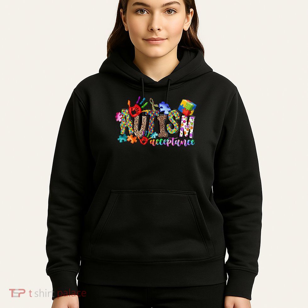 Autism Month World Autism Awareness Day 2025 Autism Acceptance Hoodie