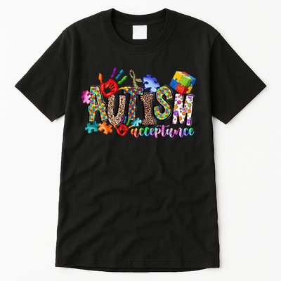 Autism Month World Autism Awareness Day 2025 Autism Acceptance Tall T-Shirt