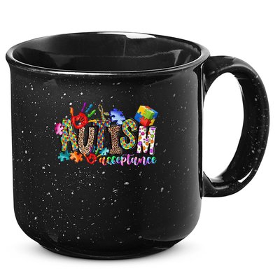 Autism Month World Autism Awareness Day 2025 Autism Acceptance 15oz Campfire Ceramic Mug