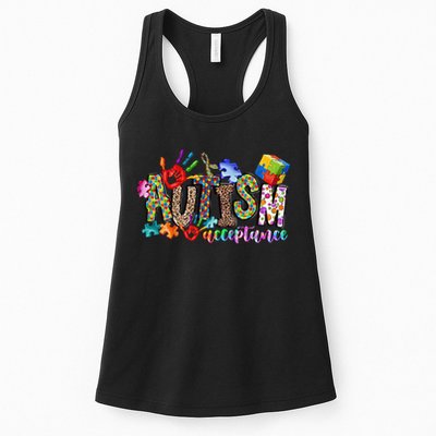 Autism Month World Autism Awareness Day 2025 Autism Acceptance Womens Tank Top