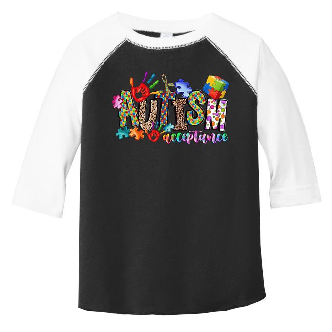 Autism Month World Autism Awareness Day 2025 Autism Acceptance Toddler Fine Jersey T-Shirt