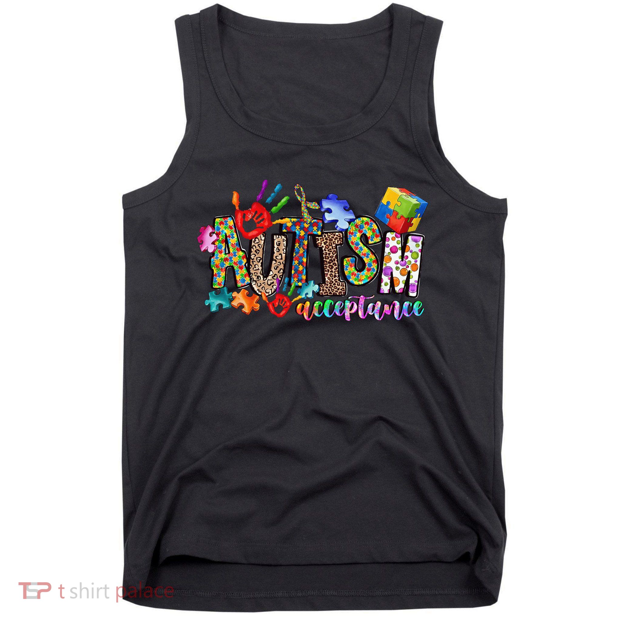 Autism Month World Autism Awareness Day 2025 Autism Acceptance Tank Top