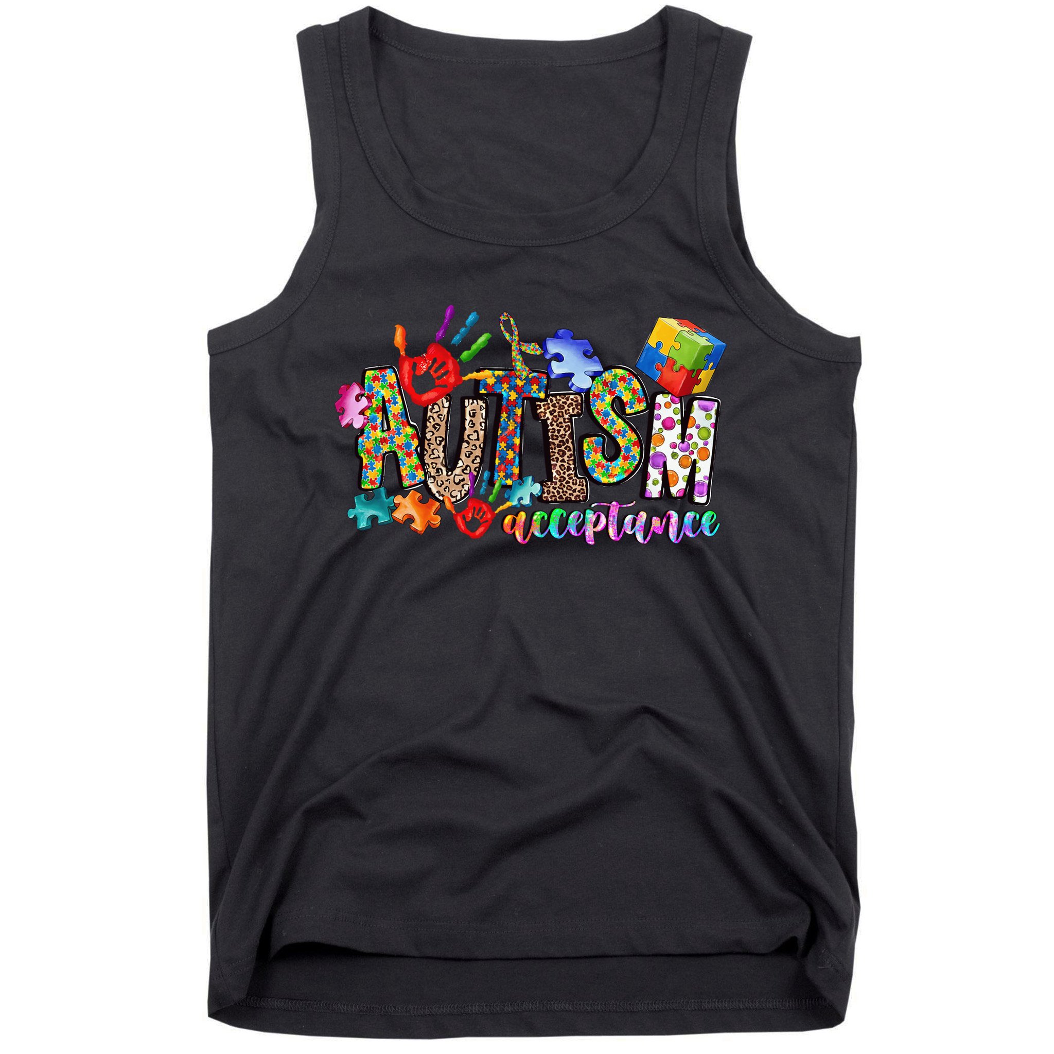 Autism Month World Autism Awareness Day 2025 Autism Acceptance Tank Top