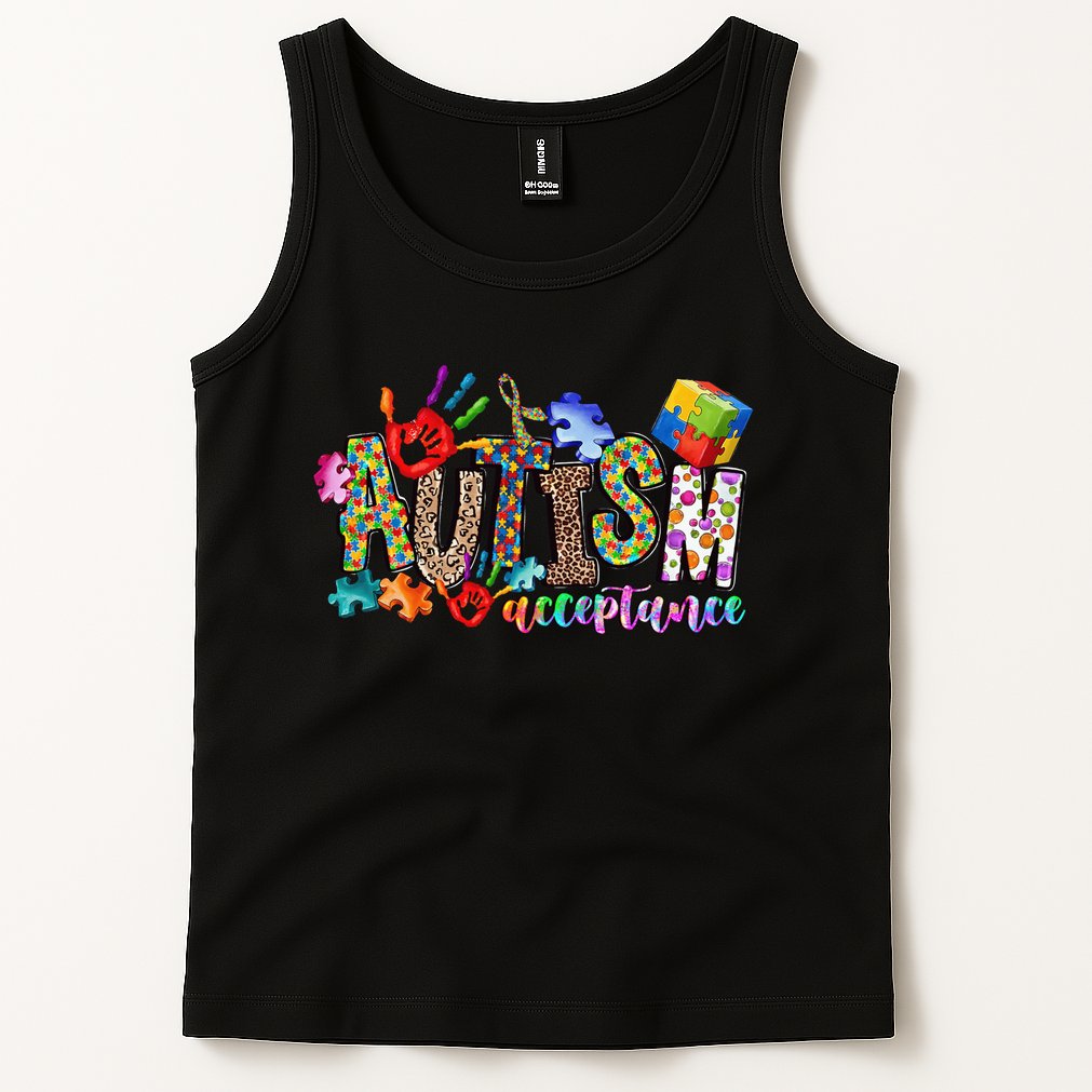 Autism Month World Autism Awareness Day 2025 Autism Acceptance Tank Top