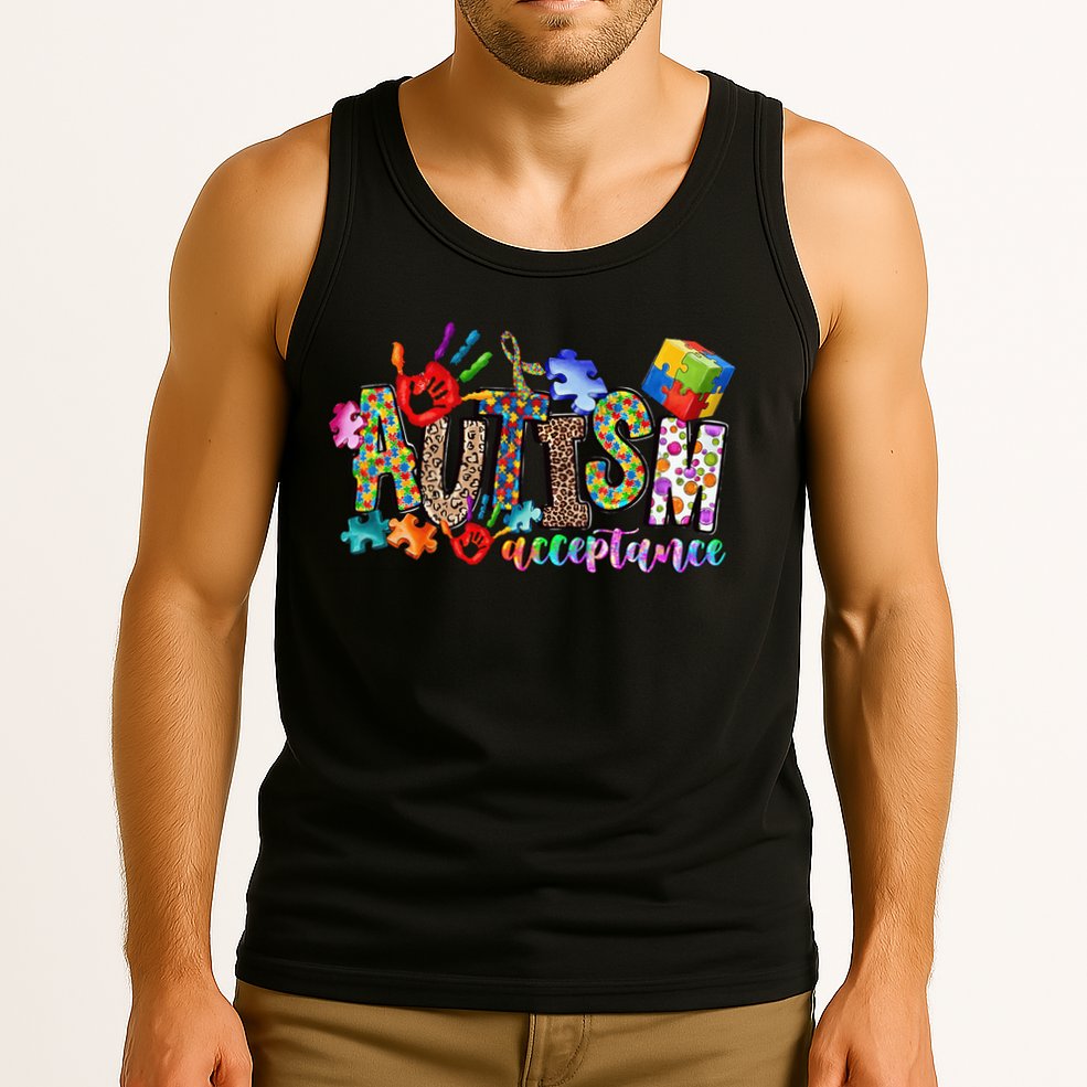 Autism Month World Autism Awareness Day 2025 Autism Acceptance Tank Top