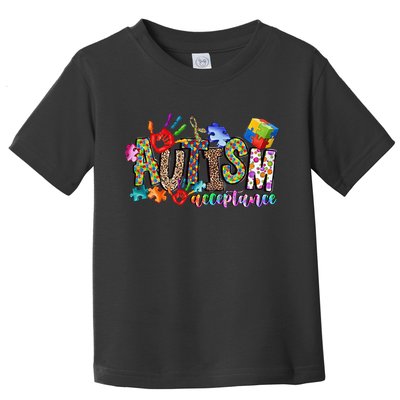Autism Month World Autism Awareness Day 2025 Autism Acceptance Toddler T-Shirt