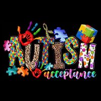 Autism Month World Autism Awareness Day 2025 Autism Acceptance Cropped Pullover Crew