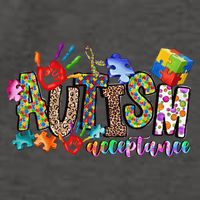 Autism Month World Autism Awareness Day 2025 Autism Acceptance Vector Backpack