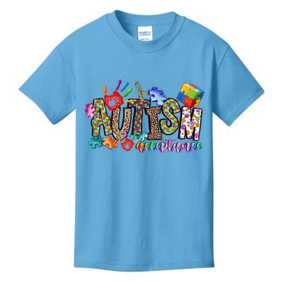 Autism Month World Autism Awareness Day 2025 Autism Acceptance Kids T-Shirt