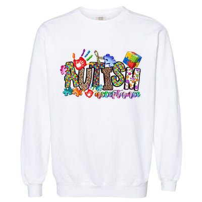 Autism Month World Autism Awareness Day 2025 Autism Acceptance Garment-Dyed Sweatshirt