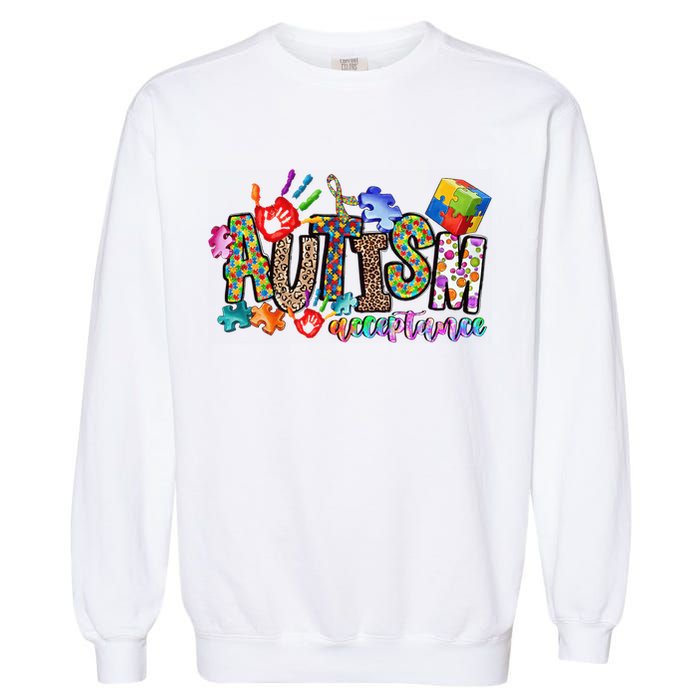Autism Month World Autism Awareness Day 2025 Autism Acceptance Garment-Dyed Sweatshirt