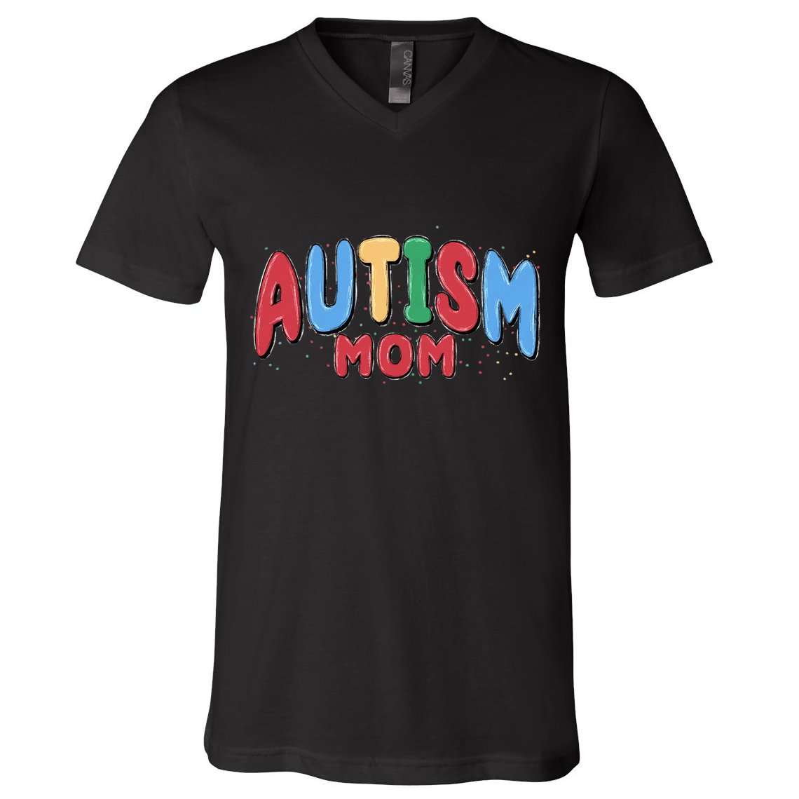 Autism Month World Autism Awareness Day 2025 Autism Mom V-Neck T-Shirt