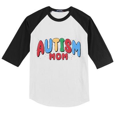 Autism Month World Autism Awareness Day 2025 Autism Mom Kids Colorblock Raglan Jersey