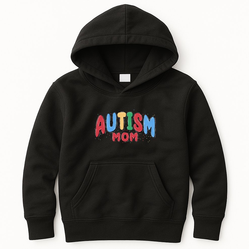 Autism Month World Autism Awareness Day 2025 Autism Mom Kids Hoodie