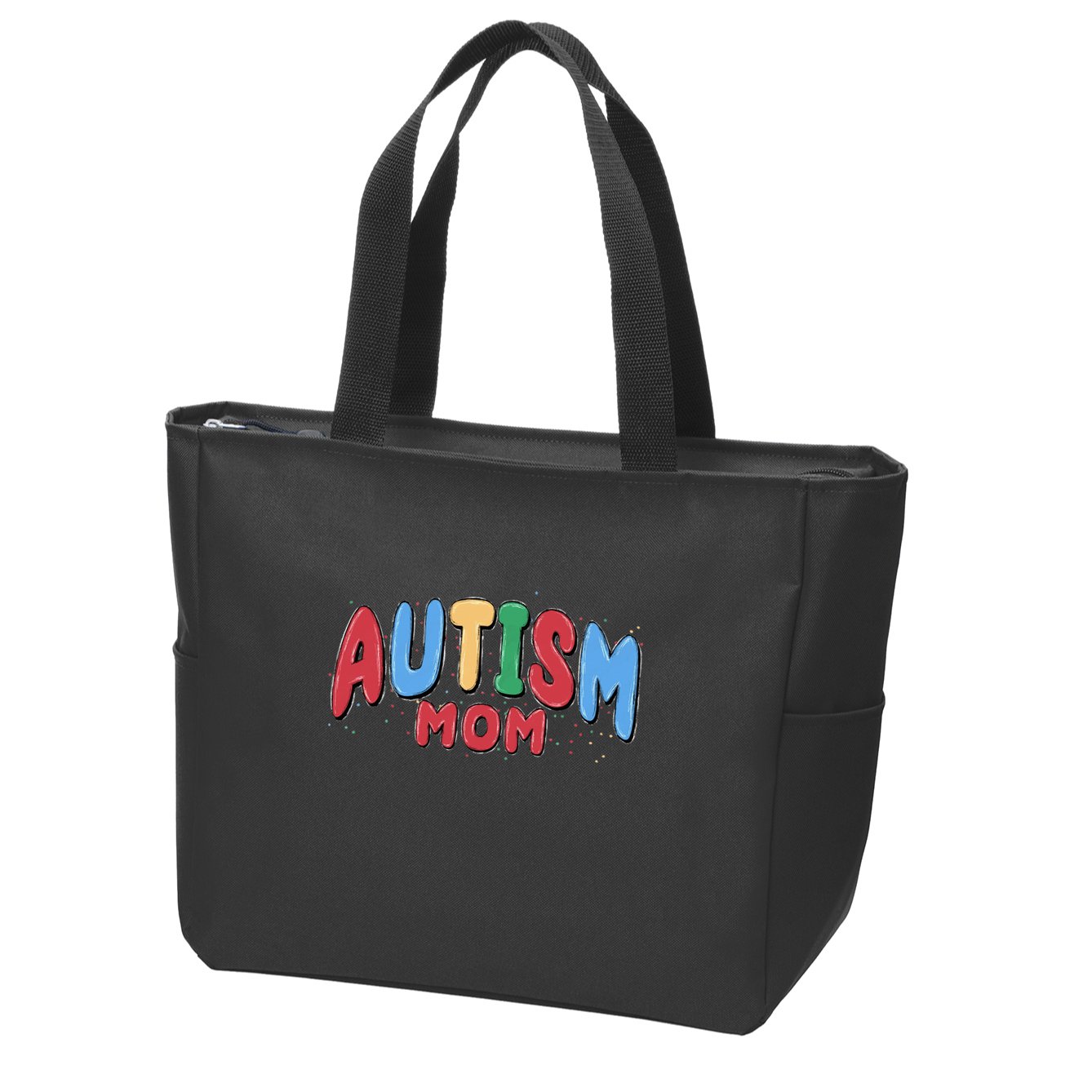 Autism Month World Autism Awareness Day 2025 Autism Mom Zip Tote Bag