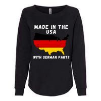 American Made With German Parts Germany Pride Germany USA Womens California Wash Sweatshirt