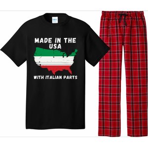 American Made With Italian Parts Italian Pride Italian USA Pajama Set