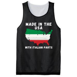 American Made With Italian Parts Italian Pride Italian USA Mesh Reversible Basketball Jersey Tank