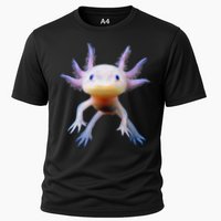 Axolotl Mexican Walking Fish Cute Amphibian Axolotl Cooling Performance Crew T-Shirt
